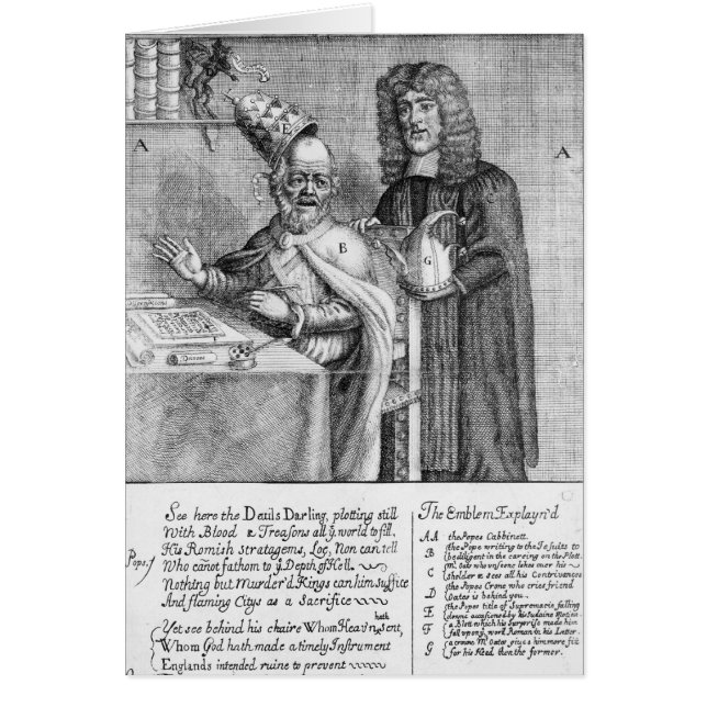 Une représentation de Titus Oates (Devant)
