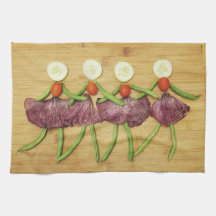 Une serviette de cuisine VegARTable Chorus