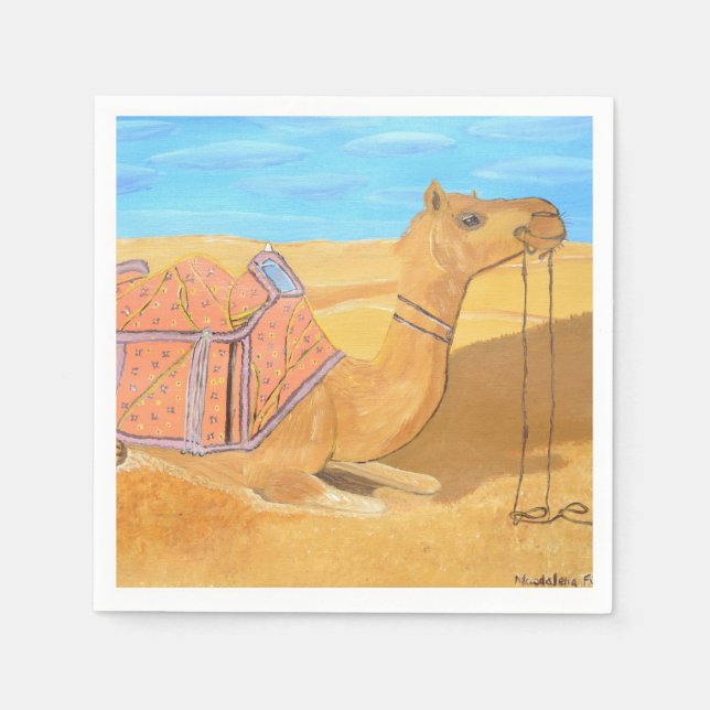 Une serviette en papier Camel (Devant)