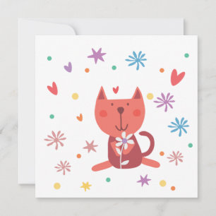 Une seule carte de voeux "love from"