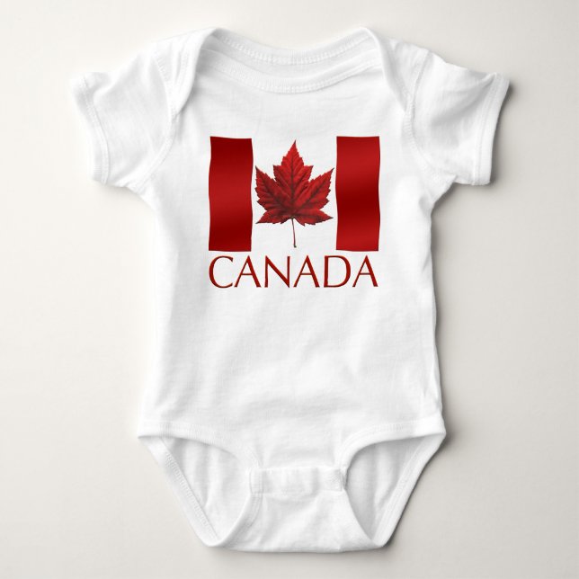 Une seule pièce de bébé du Canada de pullover de (Devant)