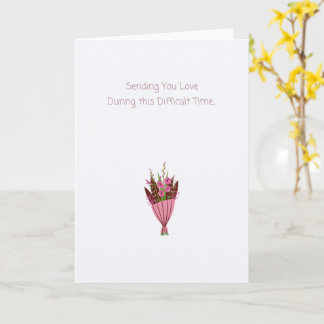 Une simple carte d'amour/de sympathie
