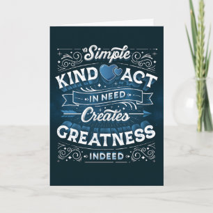 Une simple carte pliée