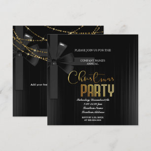 Une simple et élégante invitation à fêter Noël