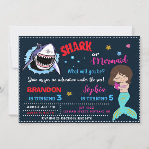Une sirène ou une invitation à l'anniversaire de r