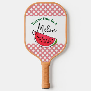Une sur un melon, Raquette de Pickleball en pastèq