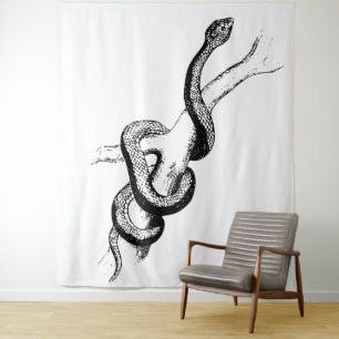 Une tapisserie de serpent