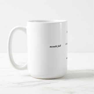 une tasse à café amusante