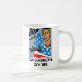 UNE TASSE AMÉRICAINE DE SOLDAT