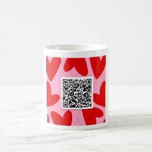 Une tasse blanche classique avec une chanson d'amo