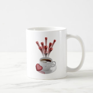 Une tasse d'amour chaud