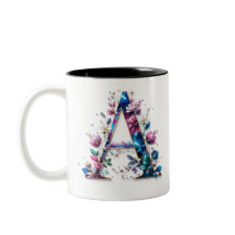 Une tasse de café - Design floral pour le don