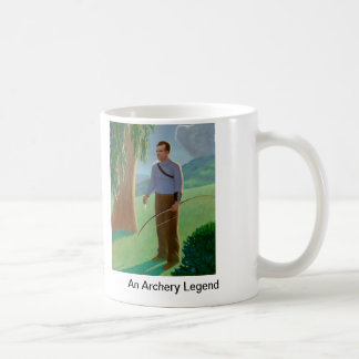 Une tasse de café pour l'archer traditionnel