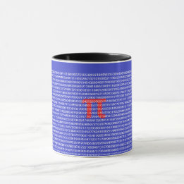 Une tasse de pi (π) grande pour le geek de maths
