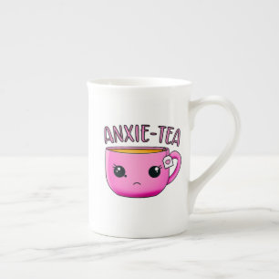 Une tasse de thé Anxie-Tea Anxiety Pun
