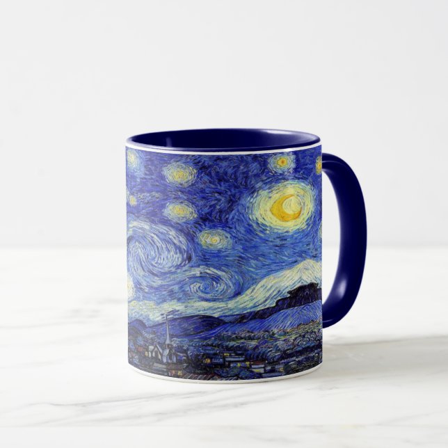 Une tasse d'inspiration de Vincent van Gogh de (Devant droit)