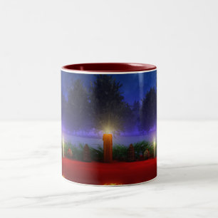 Une tasse plus lumineuse de Noël de visions
