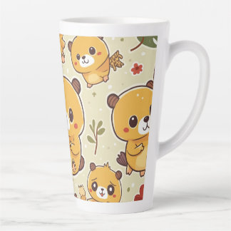 Une tasse qui express un caractère mignon
