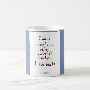 Une tasse spéciale pour des auteurs et des auteur