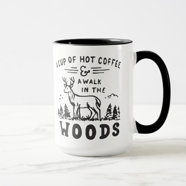 Une tasse un café chaud (Droite)