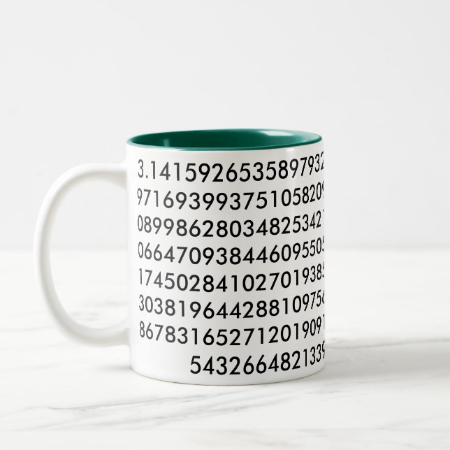 Une tasse vous rappelant jusqu'à 300 chiffres de (Gauche)