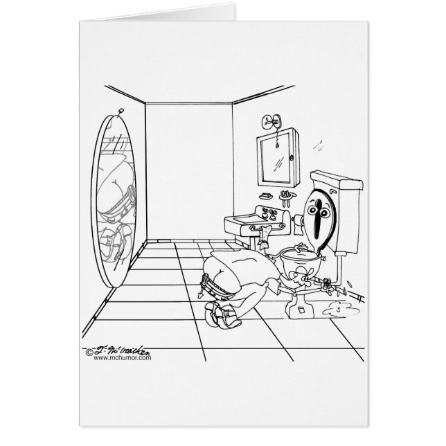 Une toilette embarrassée par une fente de bout (Devant)