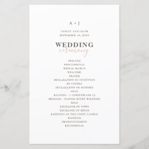 Une typographie simple et moderne. Programme de ma