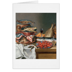 Une vie immobile des homards d'un poisson, de