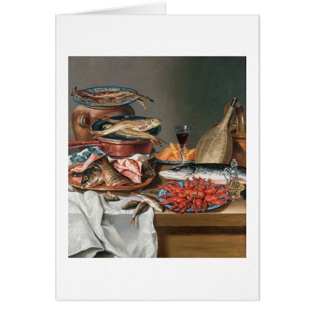 Une vie immobile des homards d'un poisson, de (Devant)