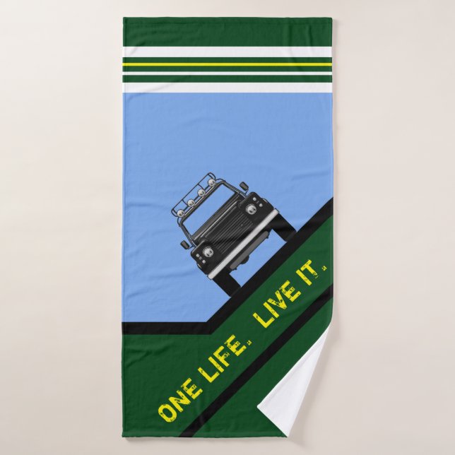 UNE VIE, VIVRE LA serviette (Serviette de bain)