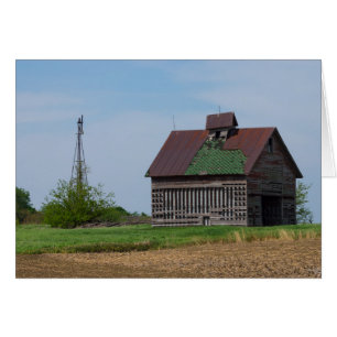 Une vieille grange de l'Illinois