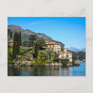 Une villa sur le lac de Côme, Italie - Carte posta
