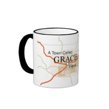 Une ville a appelé la tasse de logo de Grace Films