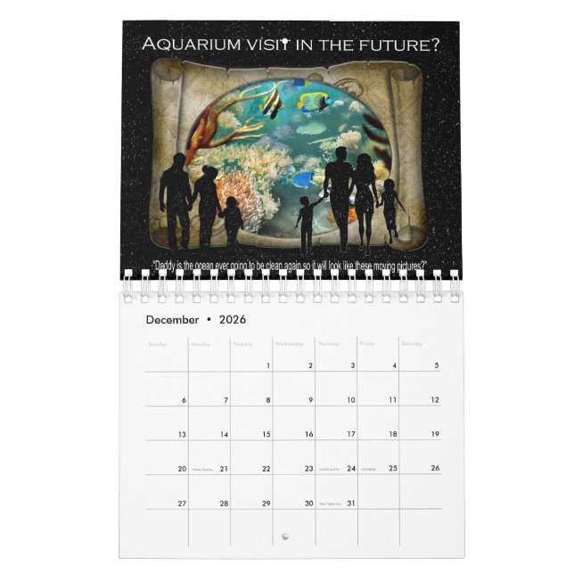 Une visite d'aquarium dans l'avenir ? Calendrier (Dec 2026)