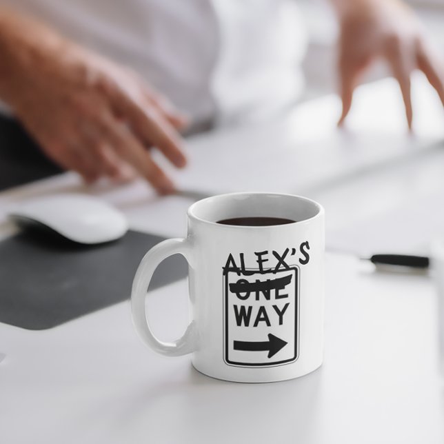 Une Voie Votre Façon Personnalisable Café Mug (Créateur téléchargé)