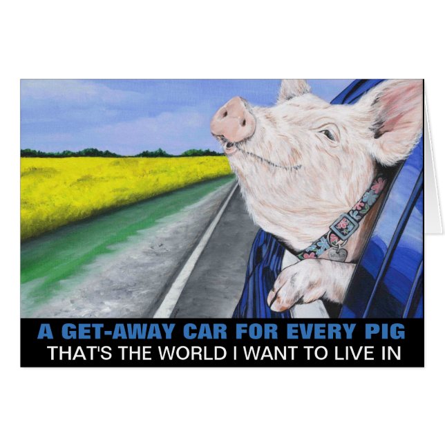 Une Voiture Pour Chaque Cochon (Devant horizontal)