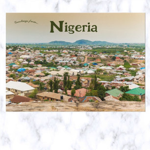 Une vue aérienne de la carte postale Abuja Nigeria