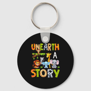Unearth a story summer 2026 wild animals reading keychain