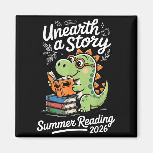 Unearth a story summer reading 2026 dino magnet
