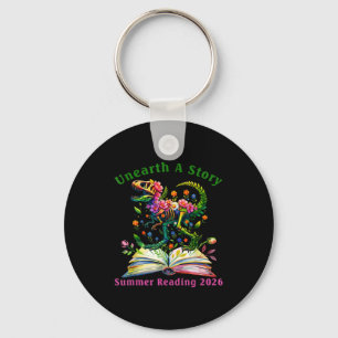 Unearth a story summer reading 2026 dinosaur book keychain