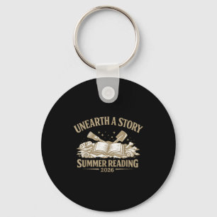 Unearth a story summer reading 2026 library design keychain