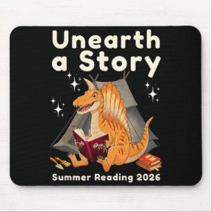 Unearth a story summer reading 2026 spinosaurus mouse pad