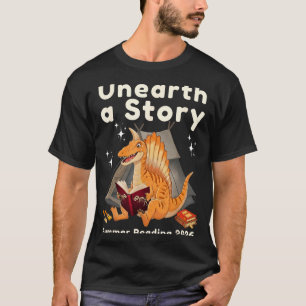 Unearth a story summer reading 2026 spinosaurus T-Shirt