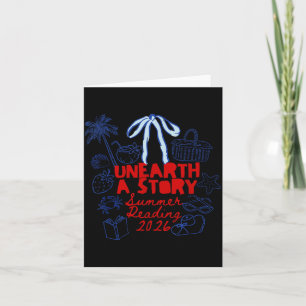 Unearth A Story Summer Reading 2026 Teacher Card
