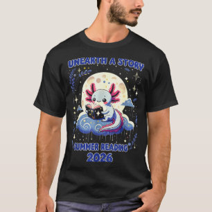 Unearth a story summer reading program 2026 funny T-Shirt