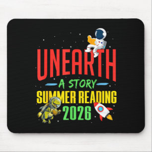 Unearth a story summer reading program 2026 mouse pad