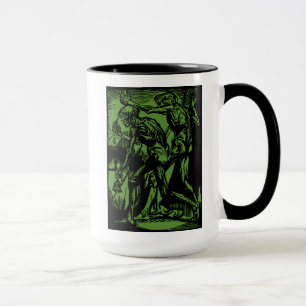 Unearthed Horrors of Dead Miners for Halloween Mug