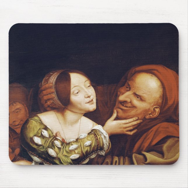 Unequal Love or, The Mismatched Couple Mouse Pad (Front)
