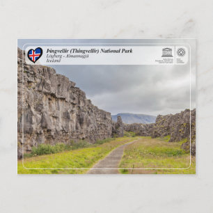 UNESCO - Þingvellir (Thingvellir) National Park Postcard
