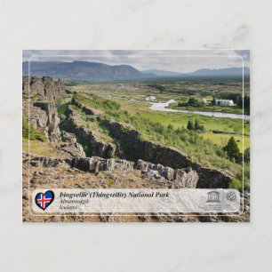 UNESCO - Þingvellir (Thingvellir) National Park Postcard